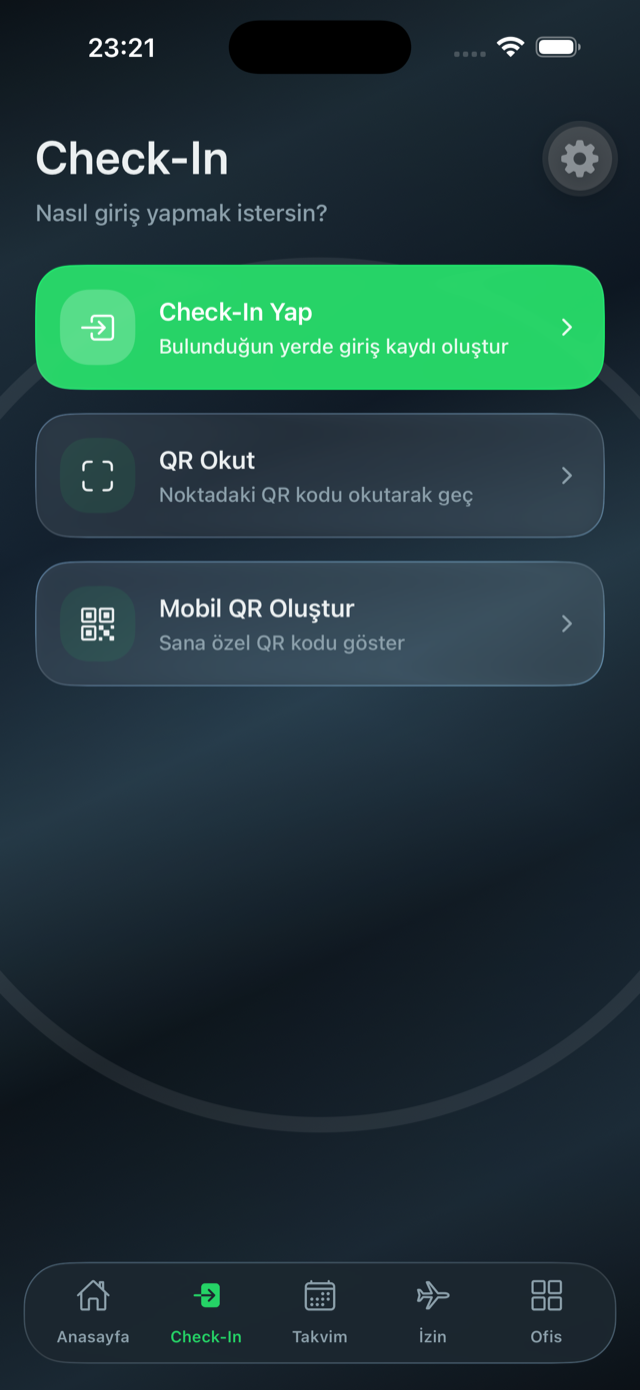 UniPass mobil — Check-In